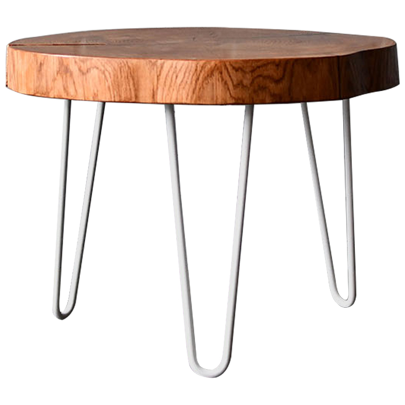 Кофейный стол Layan Industrial Metal Rust Coffee Table Белый Коричневый Кофейный стол Layan Industrial Metal Rust Coffee Table Белый Коричневый в Липецке | Loft Concept