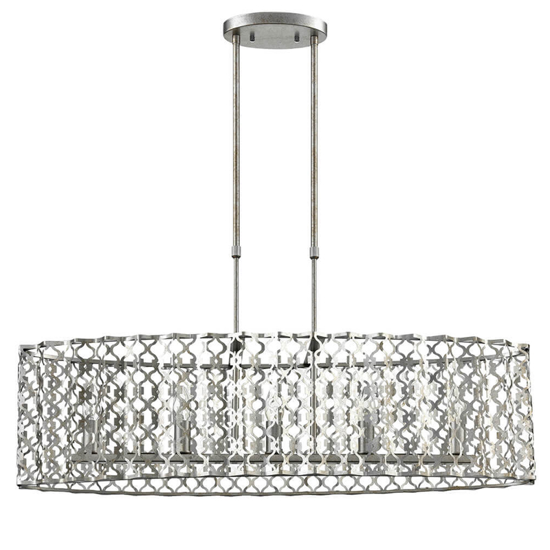 Люстра Arabesque Quatrefoil Drum Шампань Винтаж Люстра Arabesque Quatrefoil Drum Шампань Винтаж в Липецке | Loft Concept