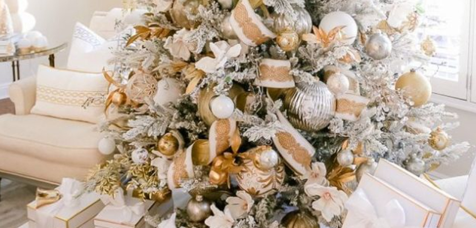 Дизайнерская Елка Премиум с Золотым Декором Christmas Tree Golden Tale Дизайнерская Елка Премиум с Золотым Декором Christmas Tree Golden Tale - Loft-Concept в Липецке