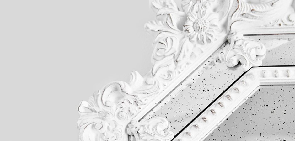 Зеркало Antique ornament White Зеркало Antique ornament White - Loft-Concept в Липецке