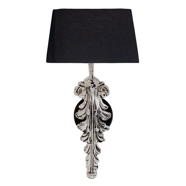 Бра Eichholtz Wall Lamp Beau Site Nickel+Black Никель Черный Бра Eichholtz Wall Lamp Beau Site Nickel+Black Никель Черный в Липецке | Loft Concept