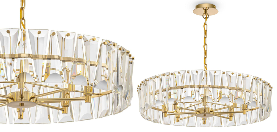 Люстра Ruby Crystal Chandelier Gold 75 Люстра Ruby Crystal Chandelier Gold 75 - Loft-Concept в Липецке