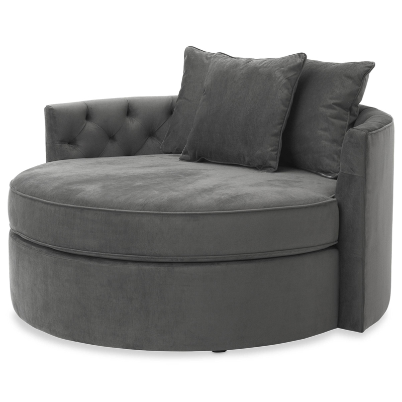 Диван Eichholtz Sofa Carlita Granite grey Серый Диван Eichholtz Sofa Carlita Granite grey Серый в Липецке | Loft Concept