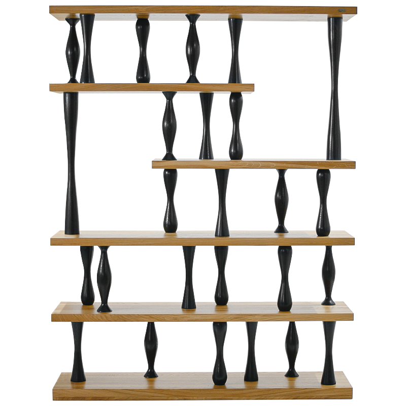 Стеллаж Rayner Rack Древесина Черный Стеллаж Rayner Rack Древесина Черный в Липецке | Loft Concept