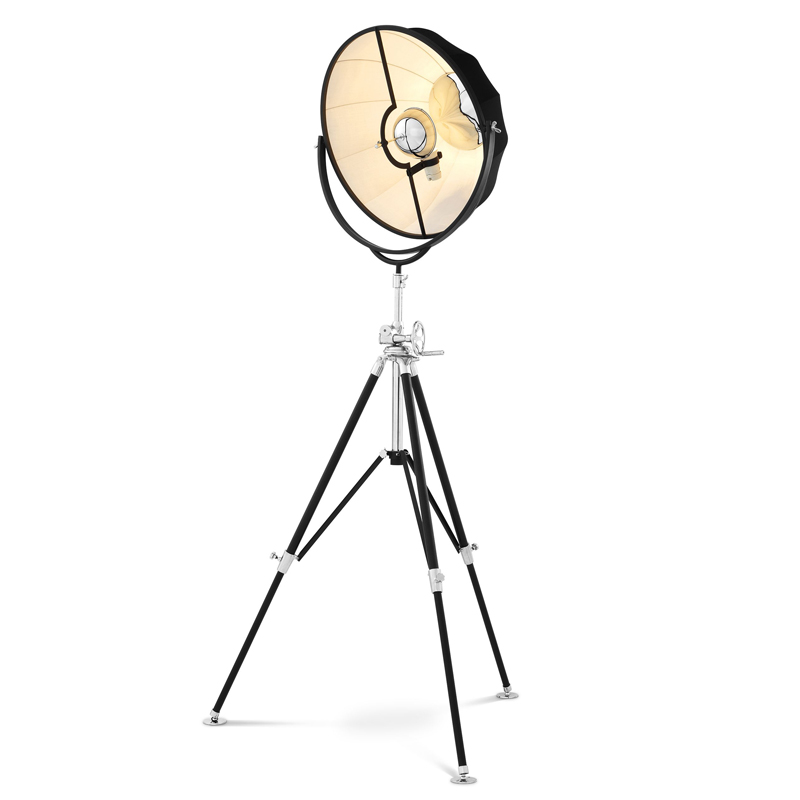 Торшер Eichholtz Floor Lamp Vertigo Черный Никель Торшер Eichholtz Floor Lamp Vertigo Черный Никель в Липецке | Loft Concept