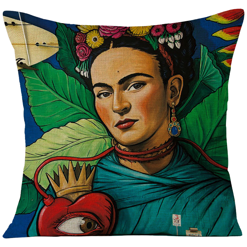 Декоративная подушка Frida Kahlo 10 Мульти Декоративная подушка Frida Kahlo 10 Мульти в Липецке | Loft Concept