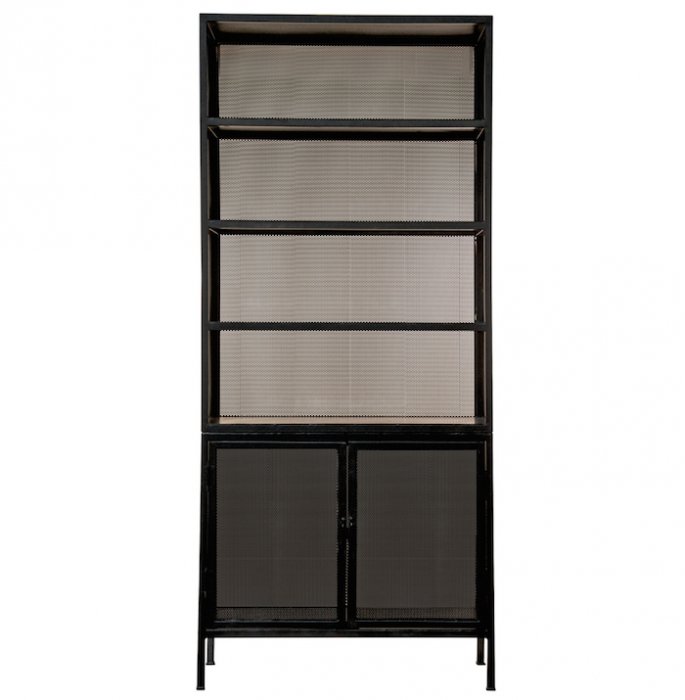 Буфет Industrial Loft Dark Metal Mesh Cabinet Черный в Липецке | Loft Concept 