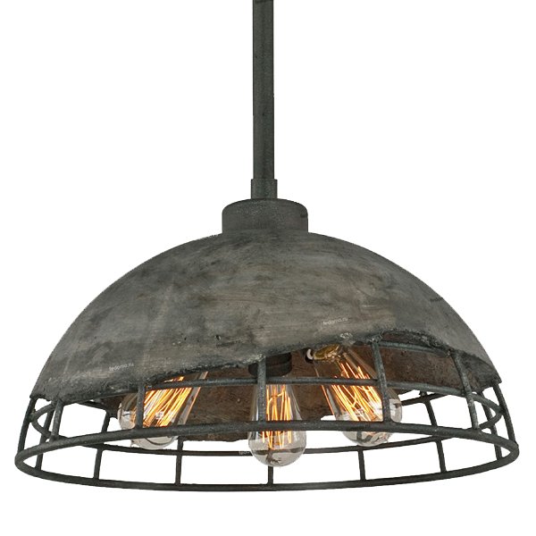 Подвесной светильник Stone industrial lamp 3 Серый (Gray) Подвесной светильник Stone industrial lamp 3 Серый (Gray) в Липецке | Loft Concept