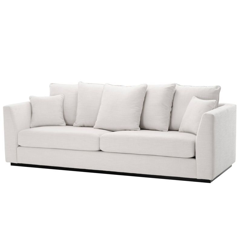 Диван Eichholtz Sofa Taylor white Белый Черный Диван Eichholtz Sofa Taylor white Белый Черный в Липецке | Loft Concept