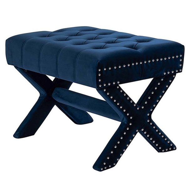Оттоманка Fantastic X Bench Ottoman Темно-синий Оттоманка Fantastic X Bench Ottoman Темно-синий в Липецке | Loft Concept
