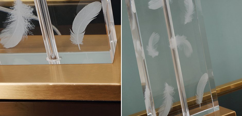 Настольная лампа Frozen Feathers Настольная лампа Frozen Feathers - Loft-Concept в Липецке