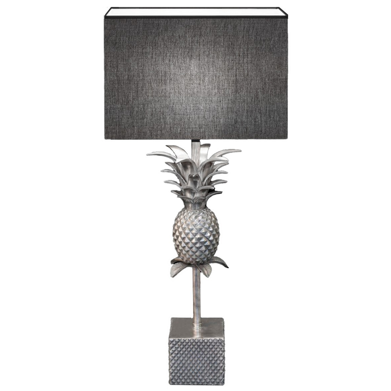 Настольная лампа LAMPTABLE PINEAPPLE STRAIGHT Gray Серый Серебряный в Липецке | Loft Concept 