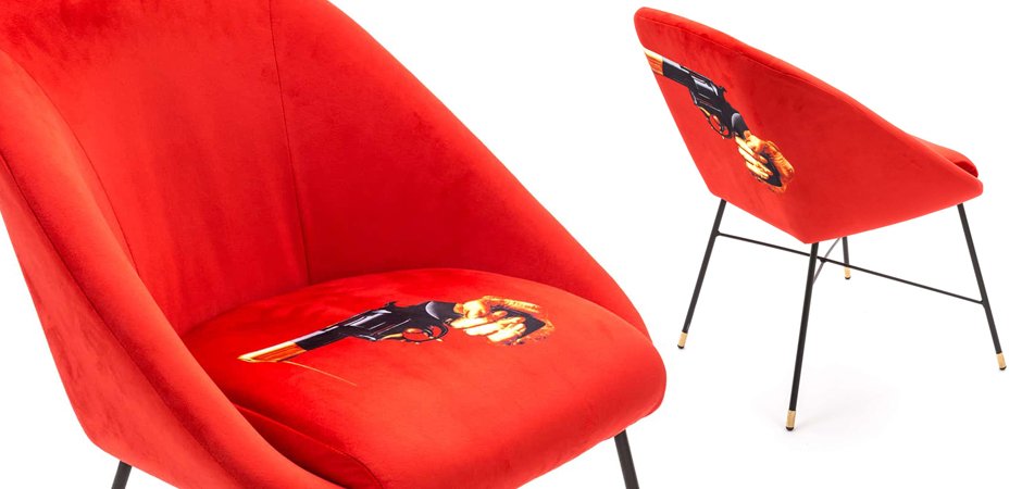 Полукресло Seletti Padded Chair Revolver Полукресло Seletti Padded Chair Revolver - Loft-Concept в Липецке