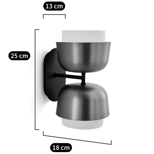 Бра из металла с 2-мя плафонами Wilona Duo Wall Lamp Бра из металла с 2-мя плафонами Wilona Duo Wall Lamp в Липецке