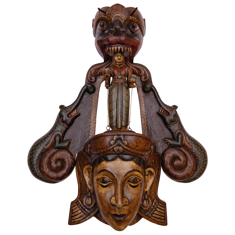 Маска Sri-Lanka Traditional Mask Шри-Ланка Коричневый Мульти Маска Sri-Lanka Traditional Mask Шри-Ланка Коричневый Мульти в Липецке | Loft Concept