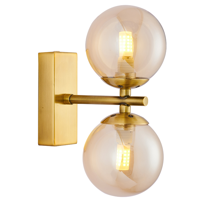 Бра Berries Sconce amber Латунь Янтарь (Amber) Бра Berries Sconce amber Латунь Янтарь (Amber) в Липецке | Loft Concept
