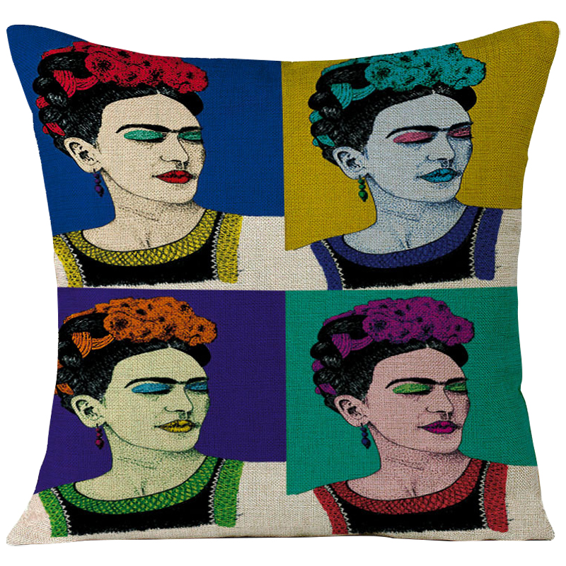 Декоративная подушка Frida Kahlo 12 Мульти Декоративная подушка Frida Kahlo 12 Мульти в Липецке | Loft Concept