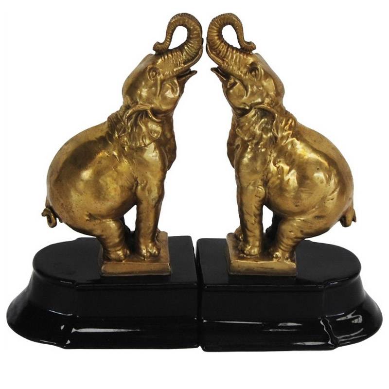 Держатель для книг Golden Elephants Золотой Черный Держатель для книг Golden Elephants Золотой Черный в Липецке | Loft Concept