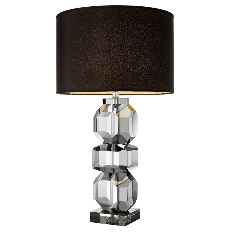 Настольная лампа Eichholtz Table Lamp Mornington Стекло Смок Черный Настольная лампа Eichholtz Table Lamp Mornington Стекло Смок Черный в Липецке | Loft Concept