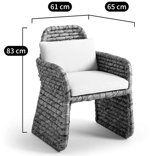 Плетеное кресло Madge Wicker Armchair Плетеное кресло Madge Wicker Armchair в Липецке