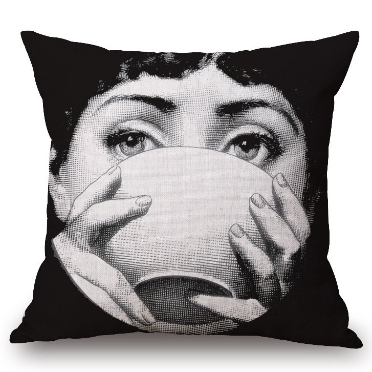 Декоративная подушка Fornasetti 009 Декоративная подушка Fornasetti 009 в Липецке | Loft Concept