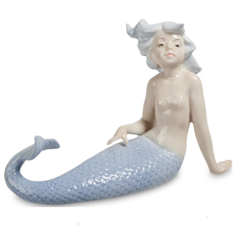 Статуэтка Mermaid Dreaming Бежевый Светло-голубой Статуэтка Mermaid Dreaming Бежевый Светло-голубой в Липецке | Loft Concept