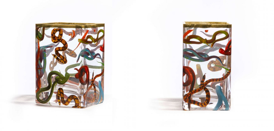 Ваза Glass Vase Snakes Ваза Glass Vase Snakes - Loft-Concept в Липецке