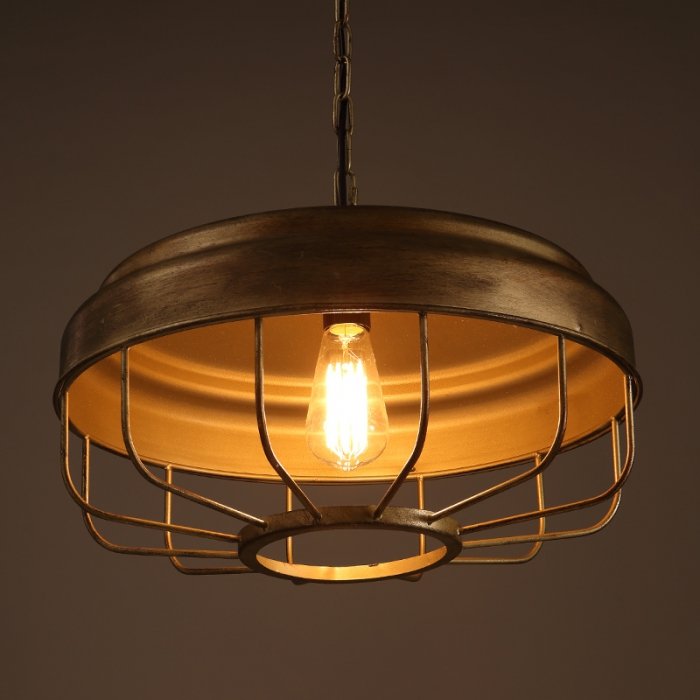 Подвесной светильник Lofter Golden Cage Коричневый Подвесной светильник Lofter Golden Cage Коричневый в Липецке | Loft Concept