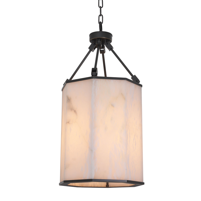 Подвесной светильник Eichholtz Chandelier Victoire S Белый Темная бронза Подвесной светильник Eichholtz Chandelier Victoire S Белый Темная бронза в Липецке | Loft Concept