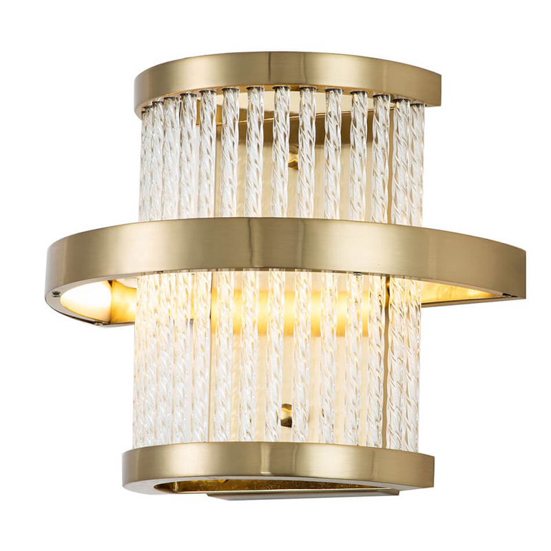 Бра Liadan Glass Tubes Wall Lamp Прозрачное Стекло Латунь Бра Liadan Glass Tubes Wall Lamp Прозрачное Стекло Латунь в Липецке | Loft Concept