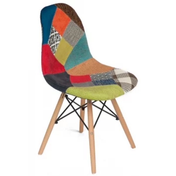 Стул DSW Patchwork II Мульти Древесина Стул DSW Patchwork II Мульти Древесина в Липецке | Loft Concept