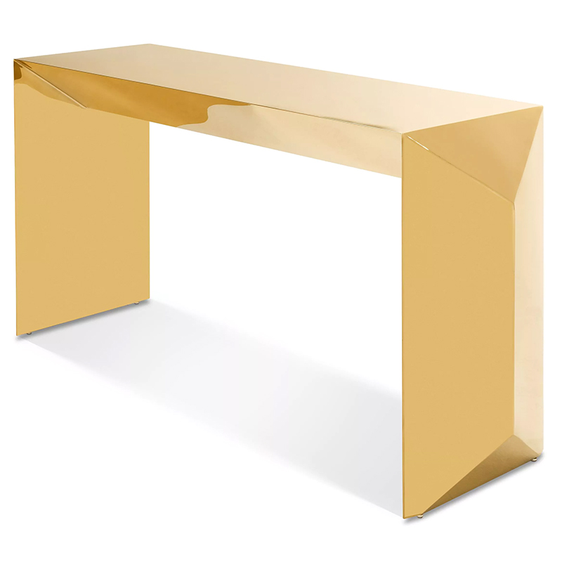 Консоль Eichholtz Console Table Carlow Gold Золотой Консоль Eichholtz Console Table Carlow Gold Золотой в Липецке | Loft Concept