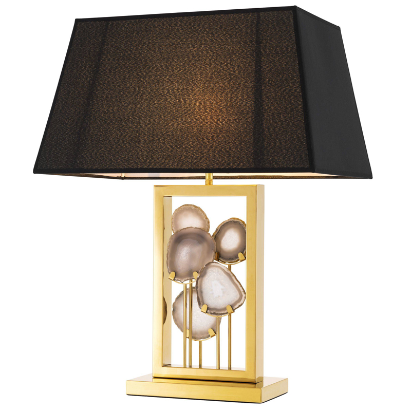 Настольная лампа Eichholtz Table Lamp Margiela Глянцевое золото Черный Настольная лампа Eichholtz Table Lamp Margiela Глянцевое золото Черный в Липецке | Loft Concept