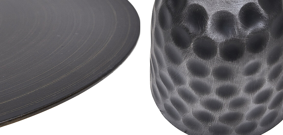 Приставной стол Cluster Surface Dark Nickel Side Table Приставной стол Cluster Surface Dark Nickel Side Table - Loft-Concept в Липецке
