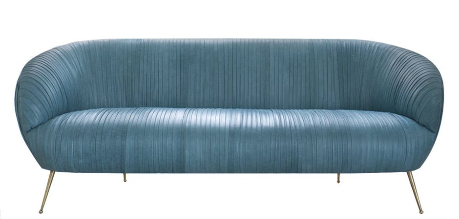 Софа Kelly Wearstler Souffle Settee Leather Софа Kelly Wearstler Souffle Settee Leather - Loft-Concept в Липецке