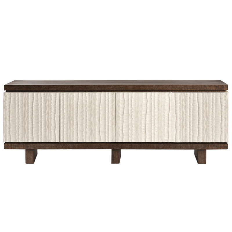 Riverside Textured Long Sideboard ivory ( слоновая кость ) Коричневый Riverside Textured Long Sideboard ivory ( слоновая кость ) Коричневый в Липецке | Loft Concept