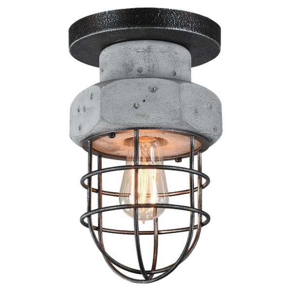 Потолочный светильник Concrete Bolt Chandelier Потолочный светильник Concrete Bolt Chandelier в Липецке | Loft Concept