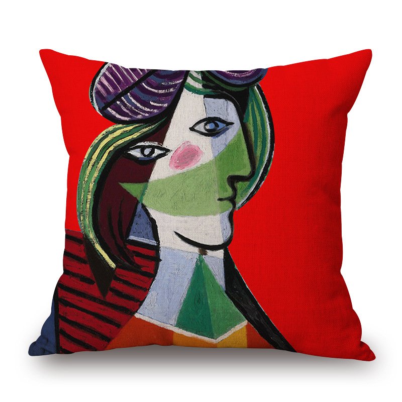 Декоративная подушка Picasso 1 Красный Декоративная подушка Picasso 1 Красный в Липецке | Loft Concept