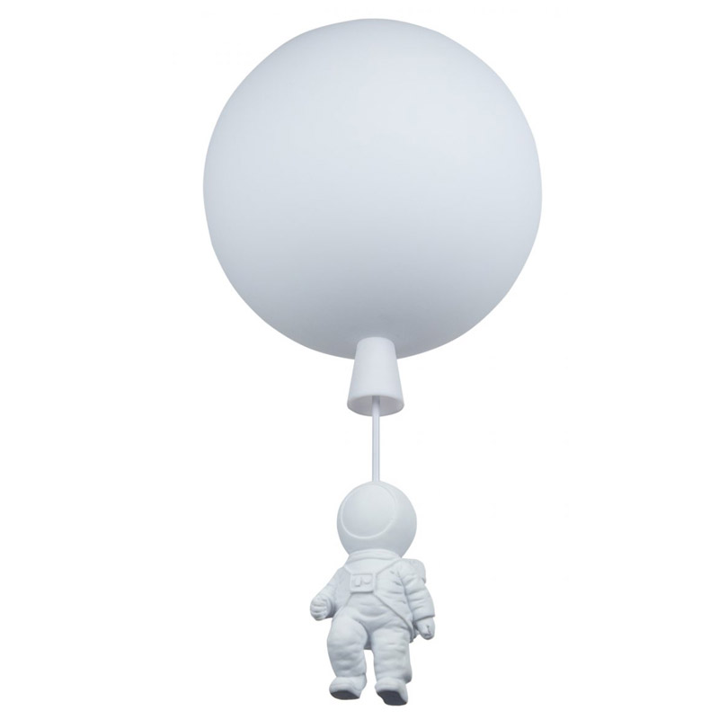 Потолочный светильник Cosmonaut white ball Белый Потолочный светильник Cosmonaut white ball Белый в Липецке | Loft Concept