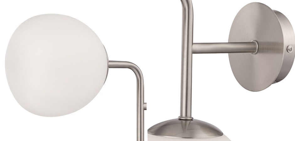 Бра Tiepolo Ball Sconces Double nickel Бра Tiepolo Ball Sconces Double nickel - Loft-Concept в Липецке