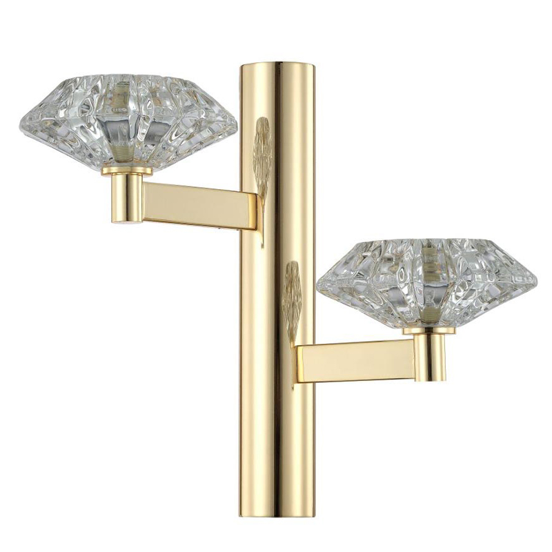 Бра Yerker Sconce gold Глянцевое золото Прозрачный в Липецке | Loft Concept 