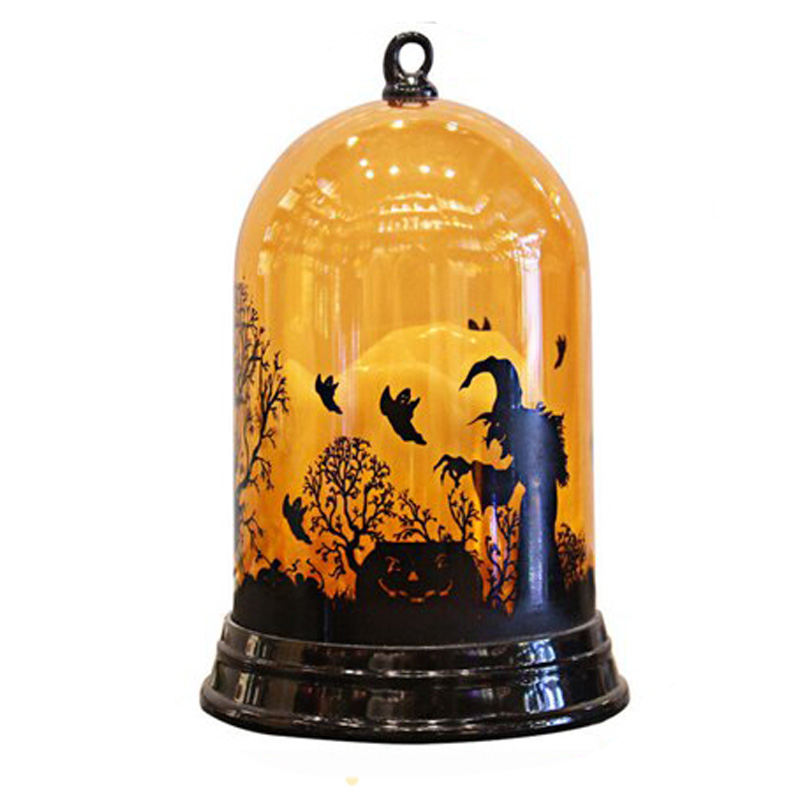 Фонарь Halloween Lantern Оранжевый Черный Фонарь Halloween Lantern Оранжевый Черный в Липецке | Loft Concept