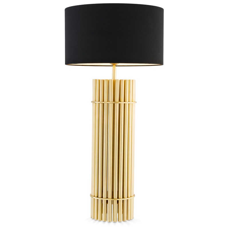 Настольная лампа Eichholtz Table Lamp Reef Латунь Черный Настольная лампа Eichholtz Table Lamp Reef Латунь Черный в Липецке | Loft Concept