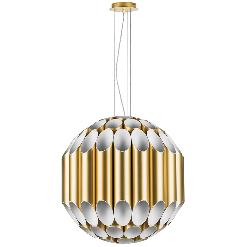 Люстра Garbi Gold Pipe Organ Chandelier 80 Золотой Белый Люстра Garbi Gold Pipe Organ Chandelier 80 Золотой Белый в Липецке | Loft Concept