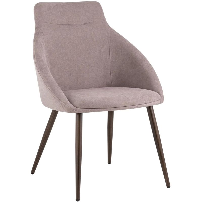Стул Queenie Chair Пыльно-Розовый Цвет Розовый пастельный Коричневый в Липецке | Loft Concept 