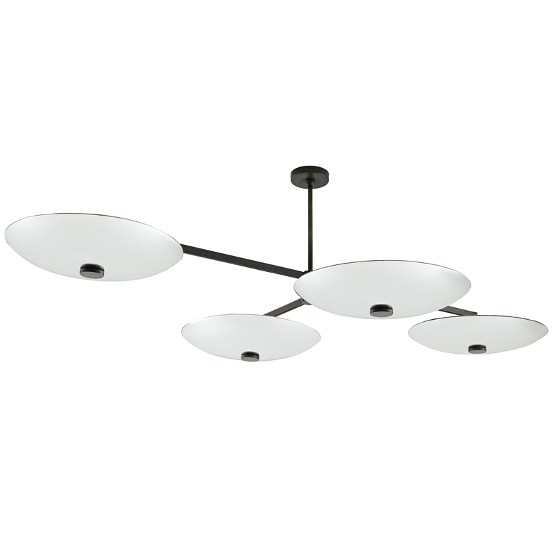 Люстра Arteriors RAMSEY CHANDELIER Черный Серый Серебряный Люстра Arteriors RAMSEY CHANDELIER Черный Серый Серебряный в Липецке | Loft Concept