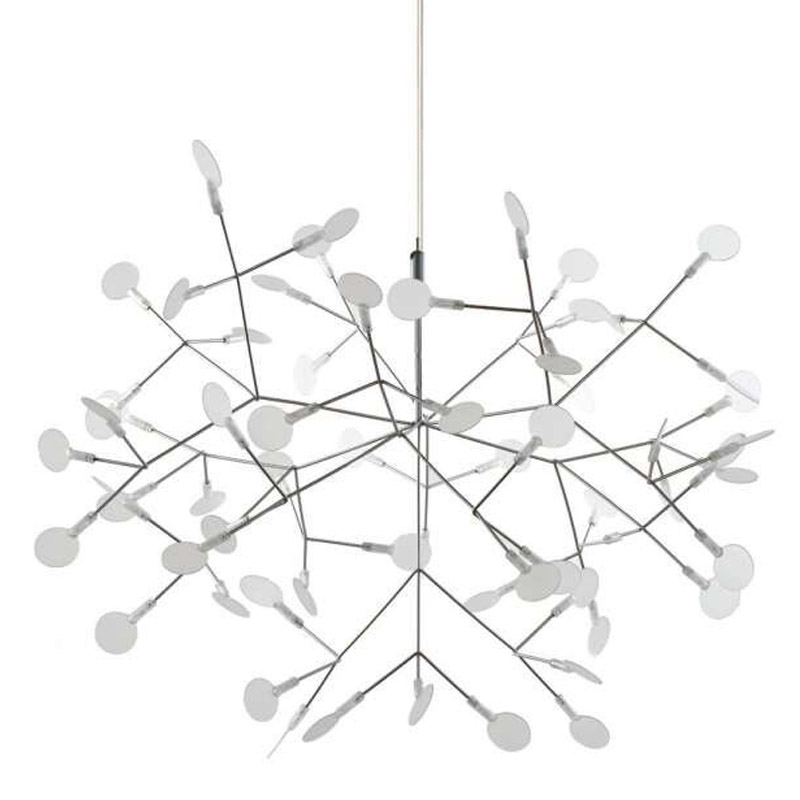 Люстра Heracleum silver 98 Серебряный Белый Люстра Heracleum silver 98 Серебряный Белый в Липецке | Loft Concept