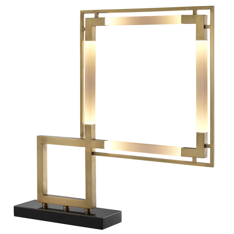 Настольная лампа Eichholtz Table Lamp Esperia Латунь Античная полированная Черный Мрамор Nero Настольная лампа Eichholtz Table Lamp Esperia Латунь Античная полированная Черный Мрамор Nero в Липецке | Loft Concept