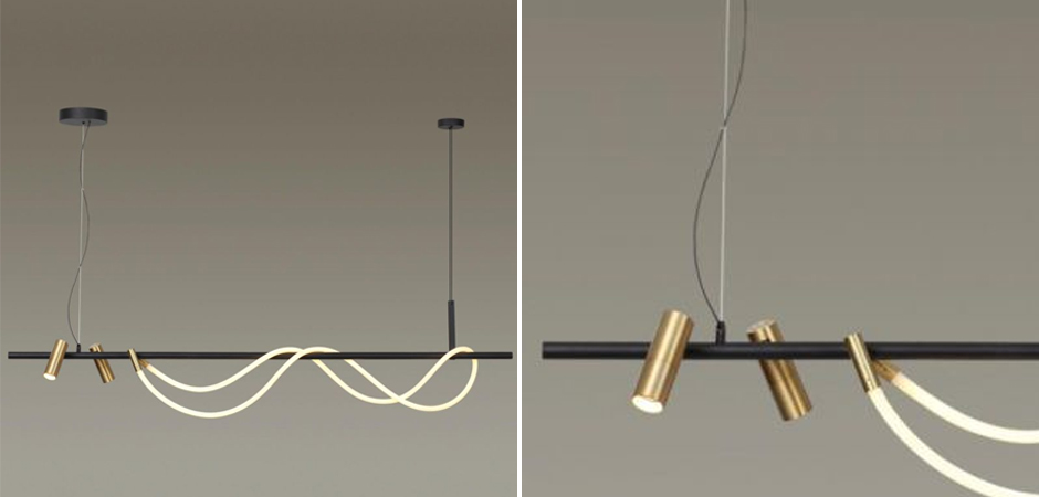 Подвесной Светильник LUKE LAMPCO TRACER LAMP Ширина 180 см Подвесной Светильник LUKE LAMPCO TRACER LAMP Ширина 180 см - Loft-Concept в Липецке