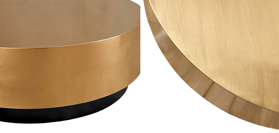 Кофейный столик Gold Washer Coffee Table Кофейный столик Gold Washer Coffee Table - Loft-Concept в Липецке